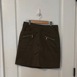 LOFT Green Pencil Skirt